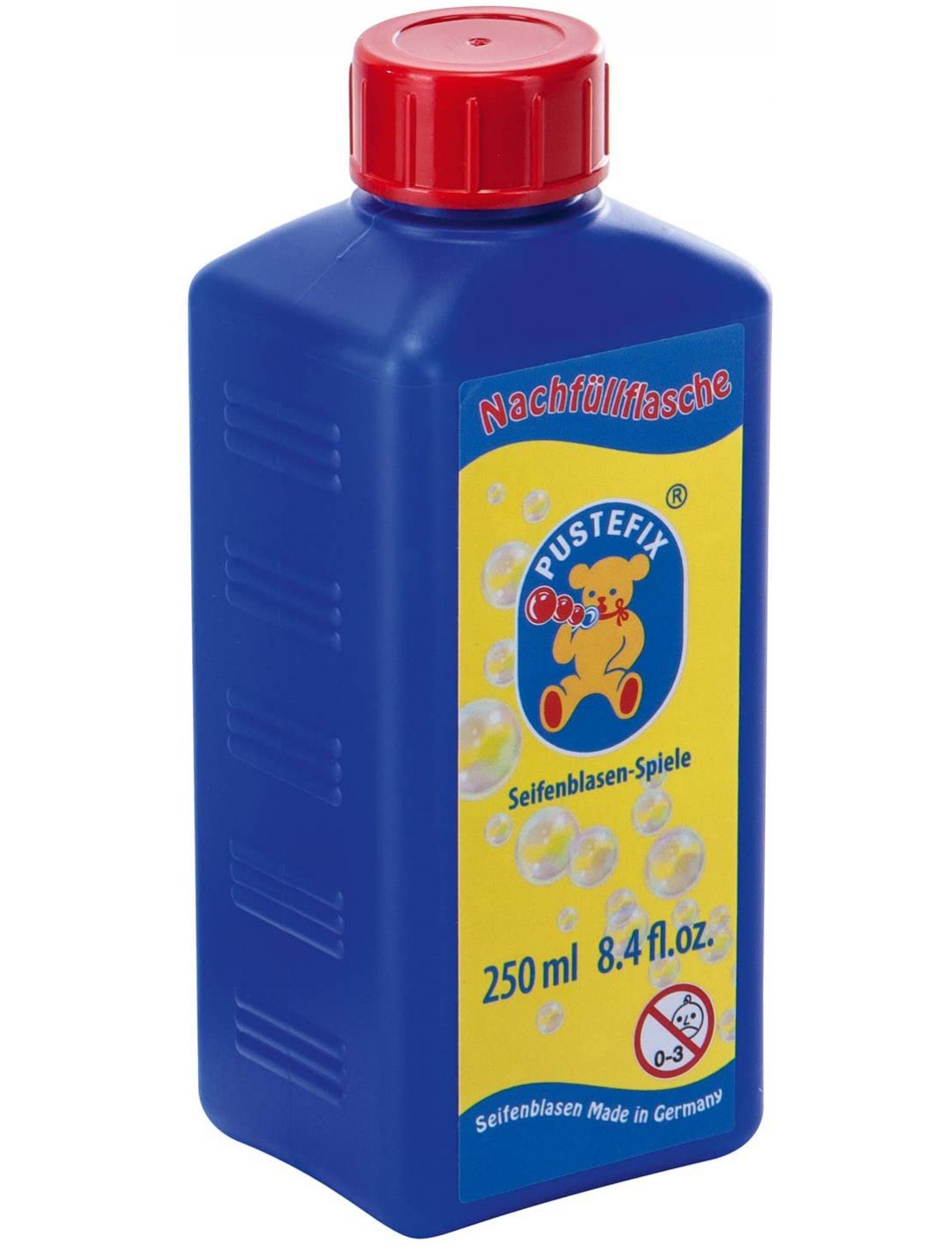 Botella de recambio de pompas de jabón 250 ml. Pustefix