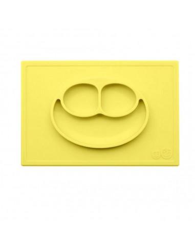 The Happy Mat amarillo. Plato antideslizante compartimentos. EZPZ