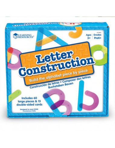 Set de construcción de letras. Learning Resources