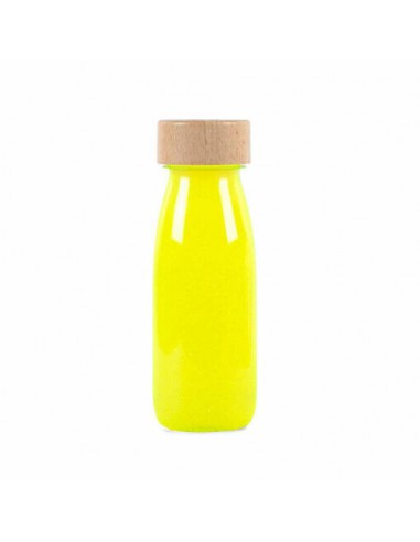 Botella sensorial Float Fluo Yellow. Petit Boum
